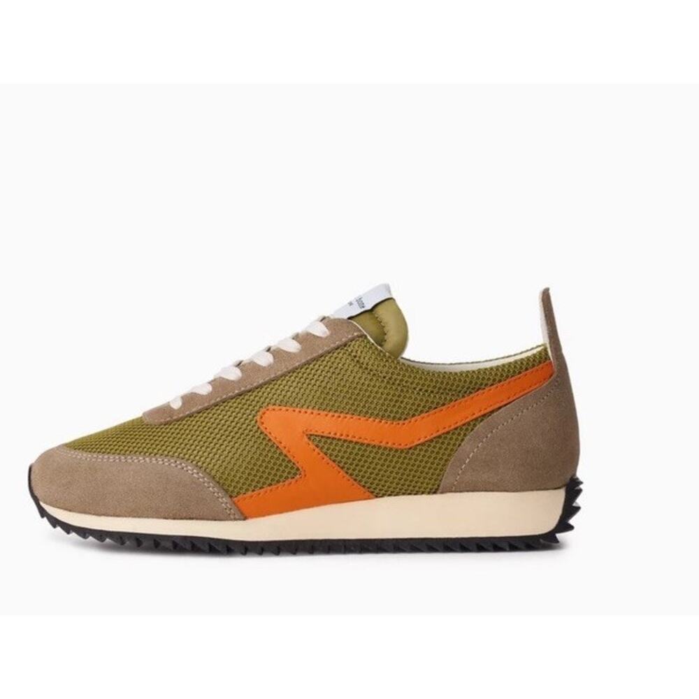 Womens Marc Jacobs Green Moss Classic Retro Trainers Sneakers 9.5-$225